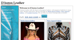 Desktop Screenshot of dantonleather.com